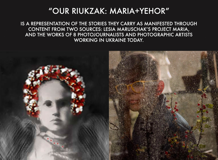 【未使用】ウクライナMariaデザインIraqiイラキドレス Lesia Marushchak: “OUR RIUKZAK: Maria + Yegor” is an art